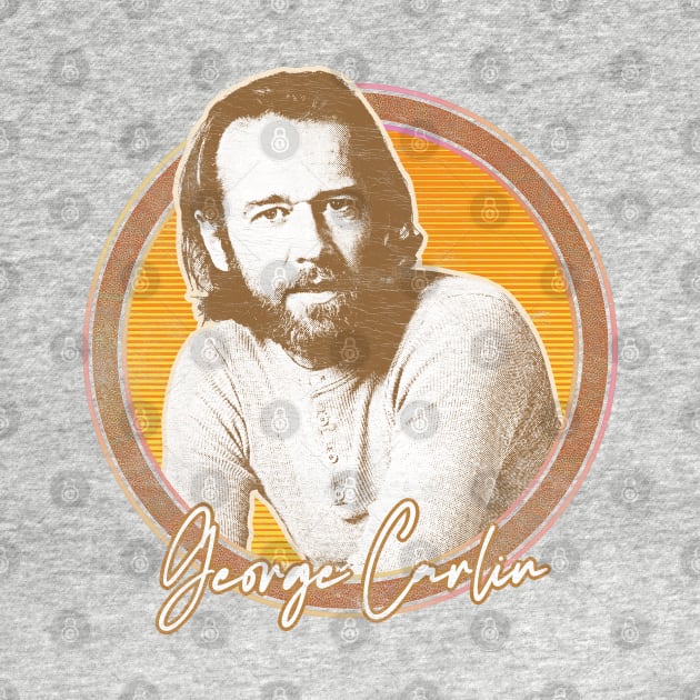 George Carlin / Retro Fan Art Design by DankFutura